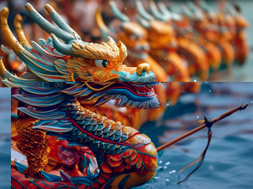 百舸争流江海阔，千帆竞发乱云多。